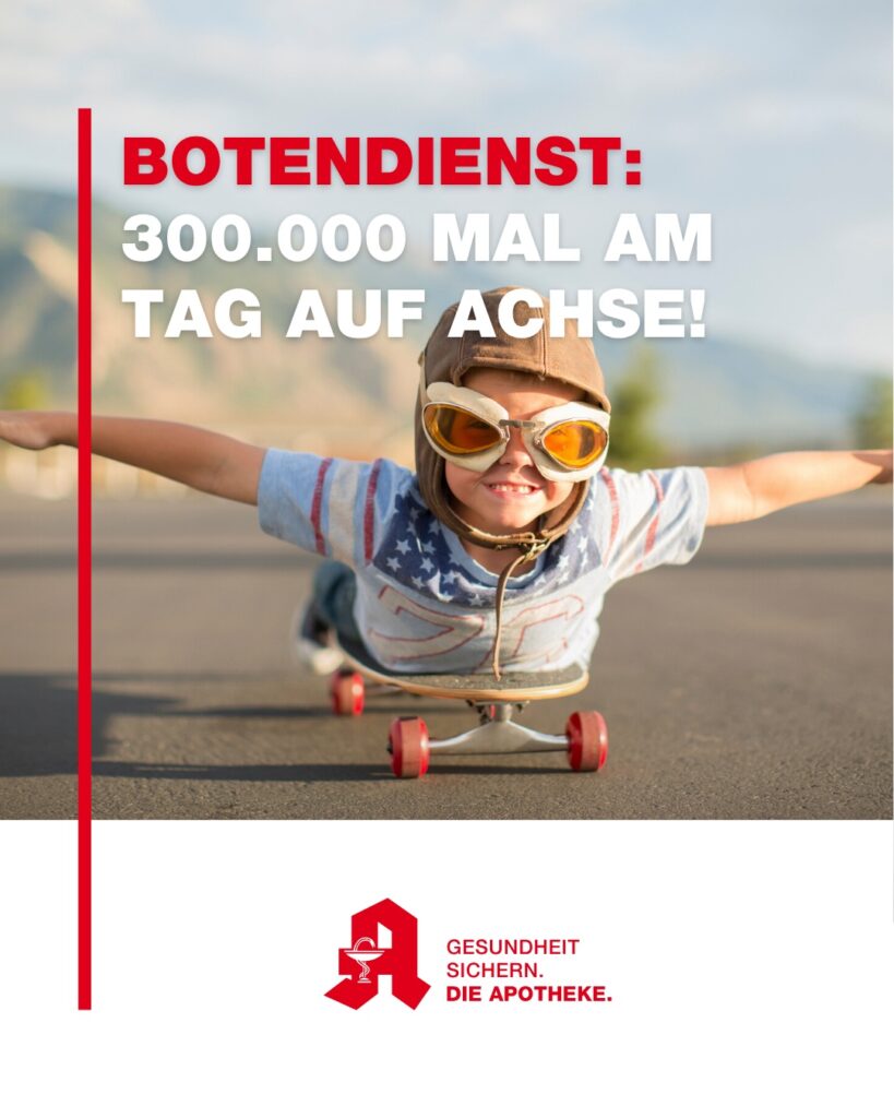 Täglich 300.000 Botendienste 2 Botendienst der Apotheken