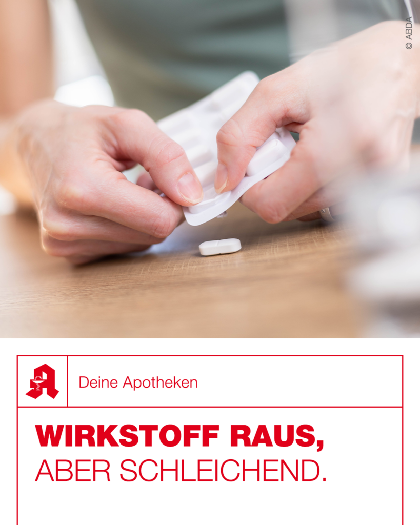 Wirkstoff ausschleichen