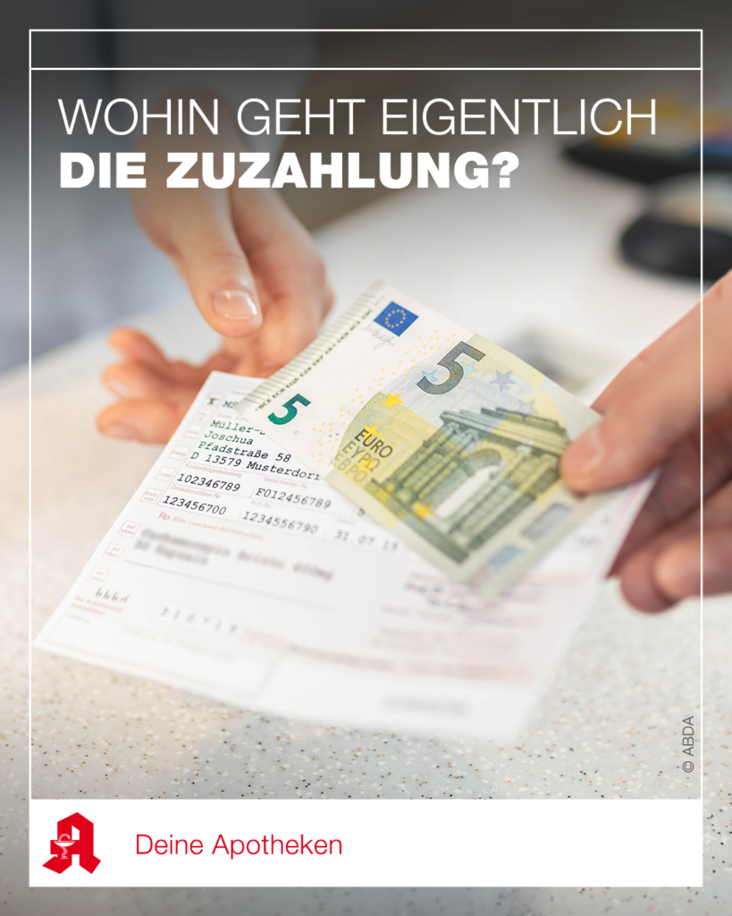 Wohin geht die Zuzahlung für Medikamente?