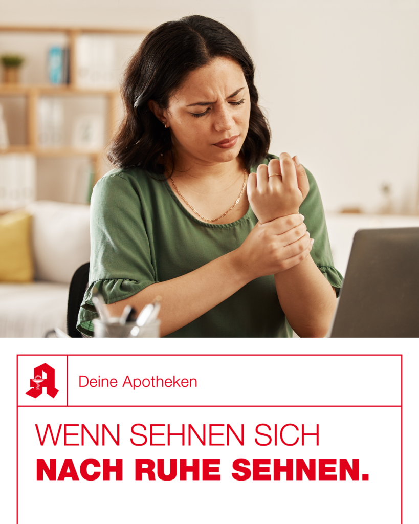 Sehnenscheidenentzündung, Schmerzen im Handgelenk